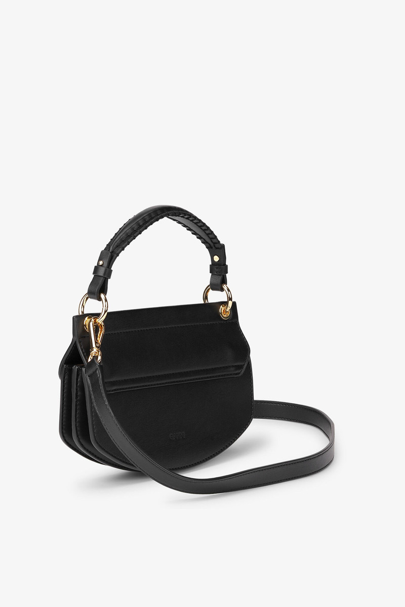 GANNI BLACK MINI TOP HANDLE APO-G BAG outlook