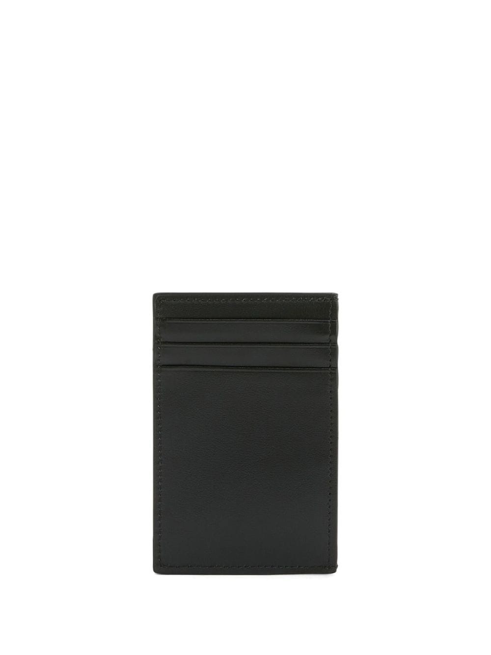 Albert logo-plaque card holder - 2