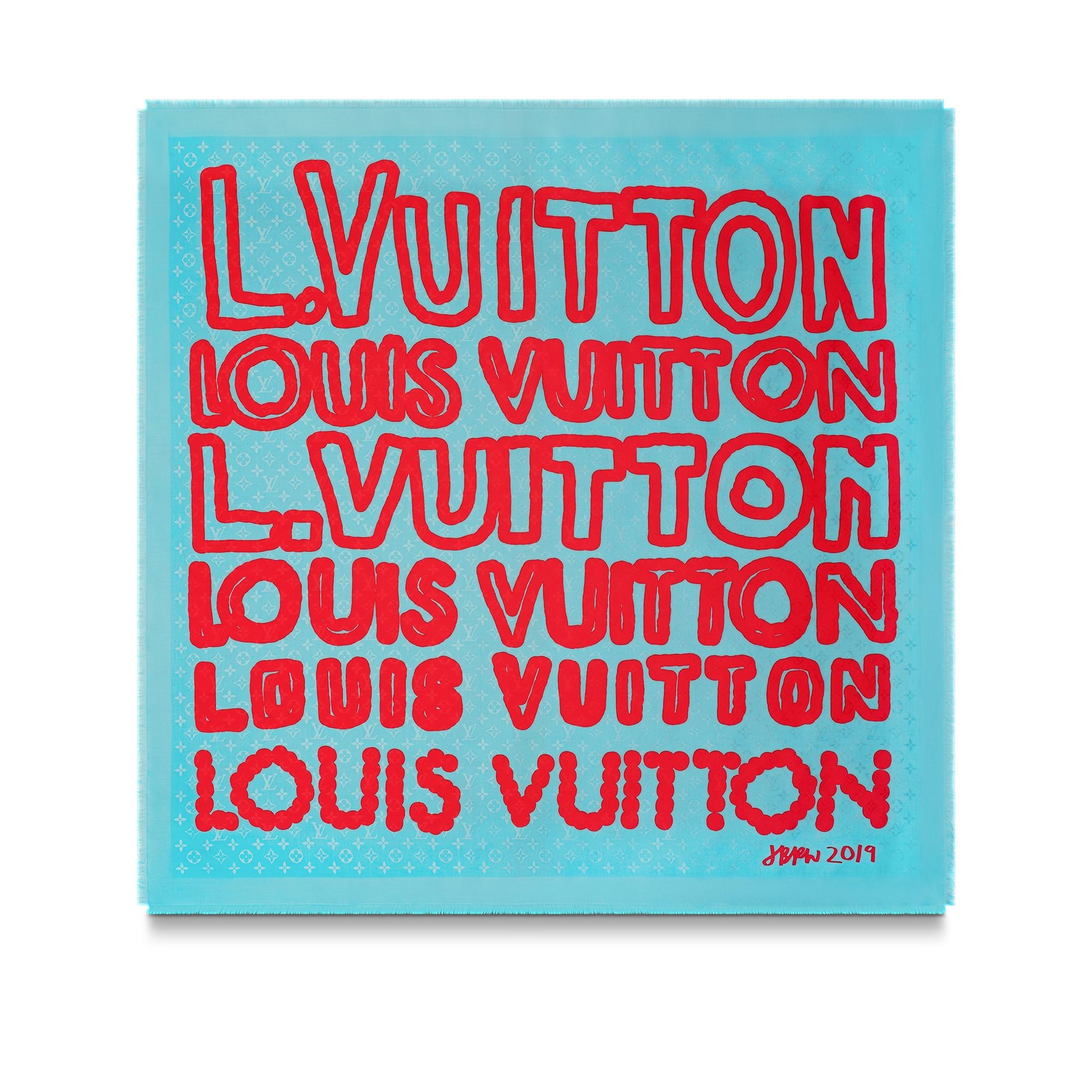 Jonas Wood X Louis Vuitton Logo Shawl - 3