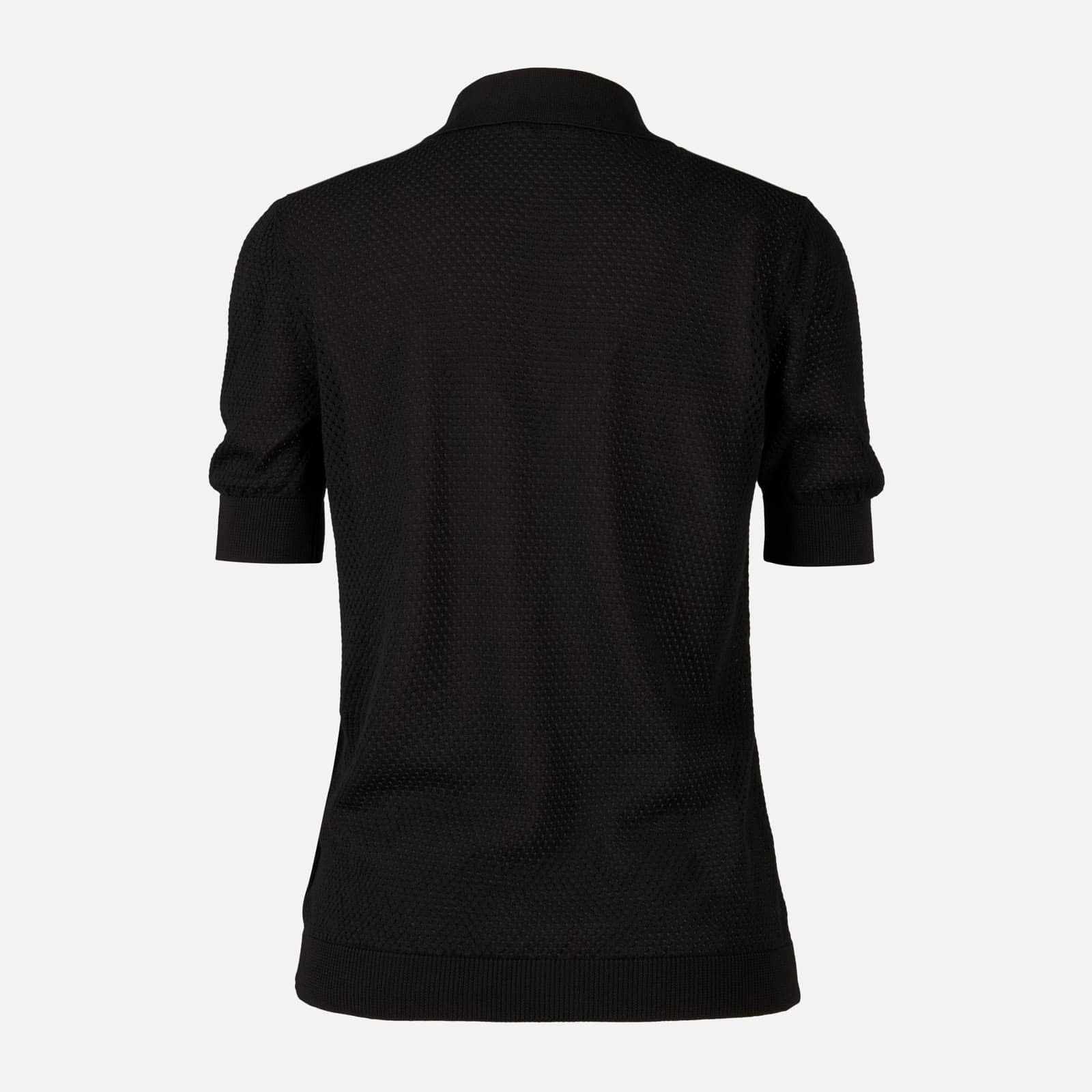 Honeycomb Polo Shirt Black - 5