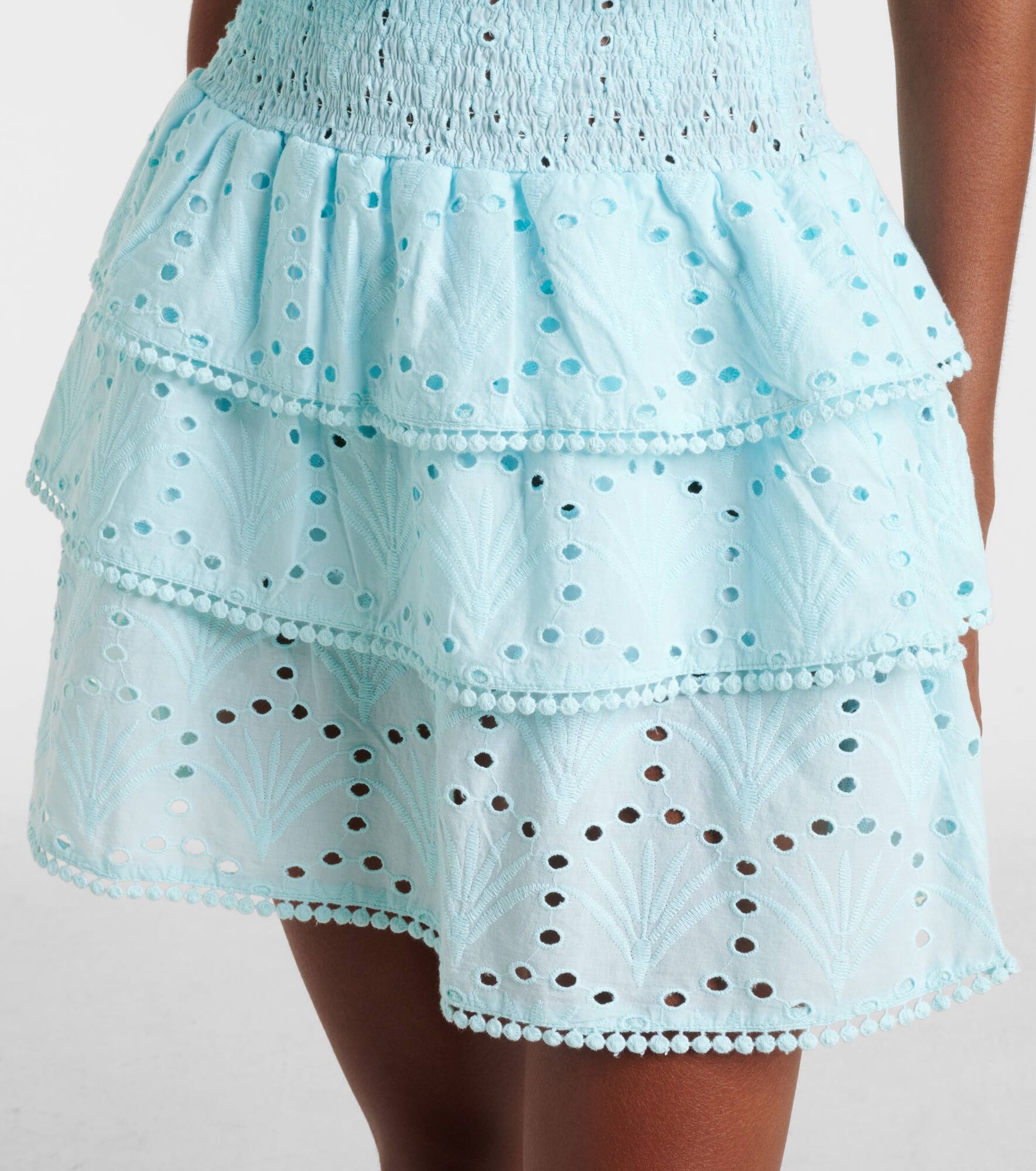 Jess cotton crochet minidress - 5