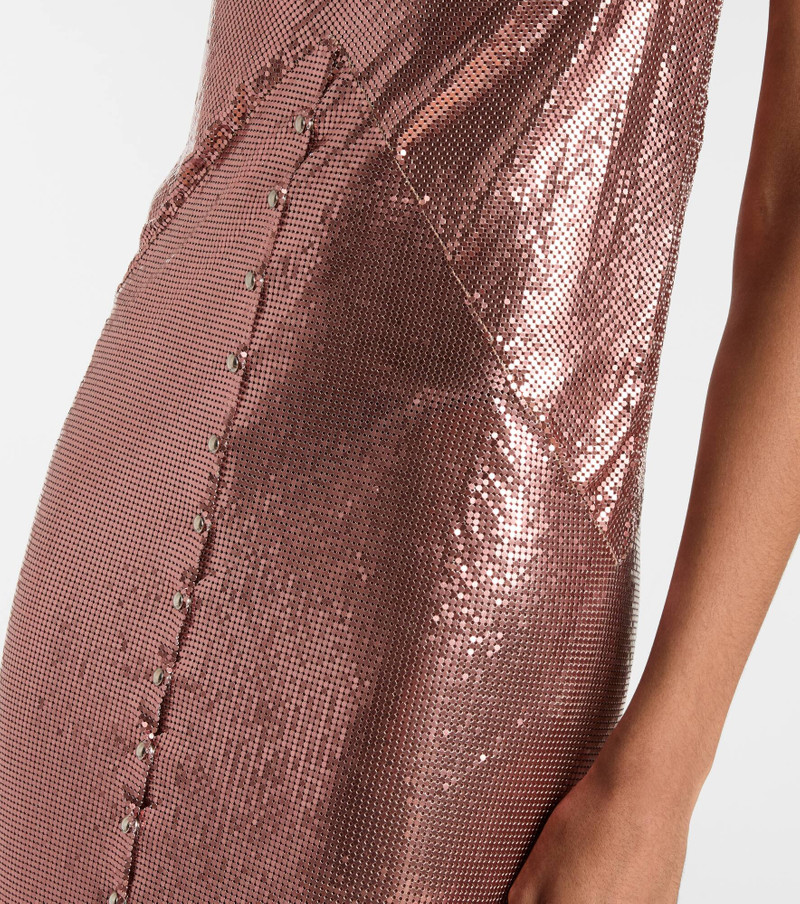 Fringed metallic midi dress 5
