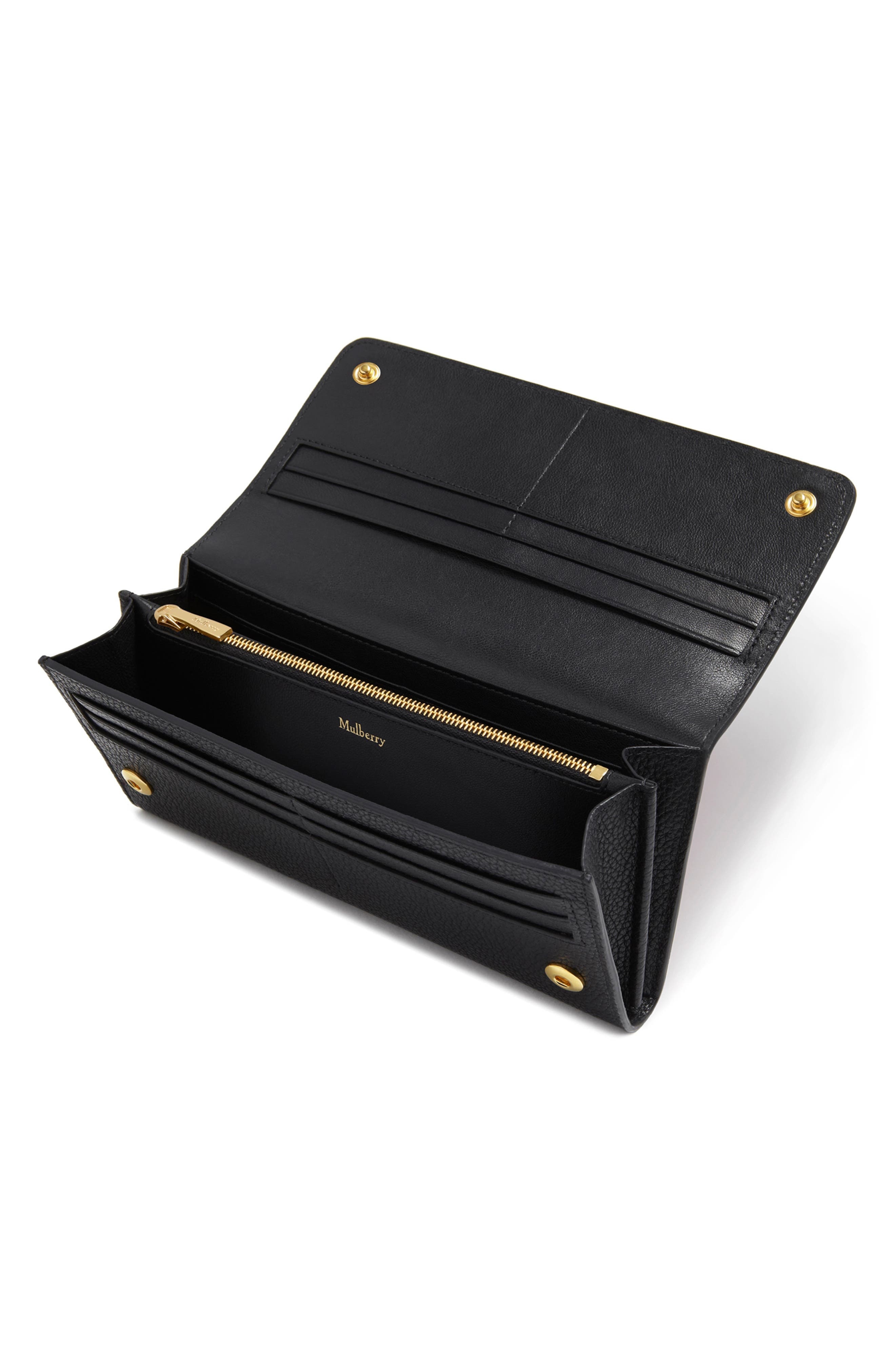 Mulberry Leather Continental Wallet in Black at Nordstrom - 2
