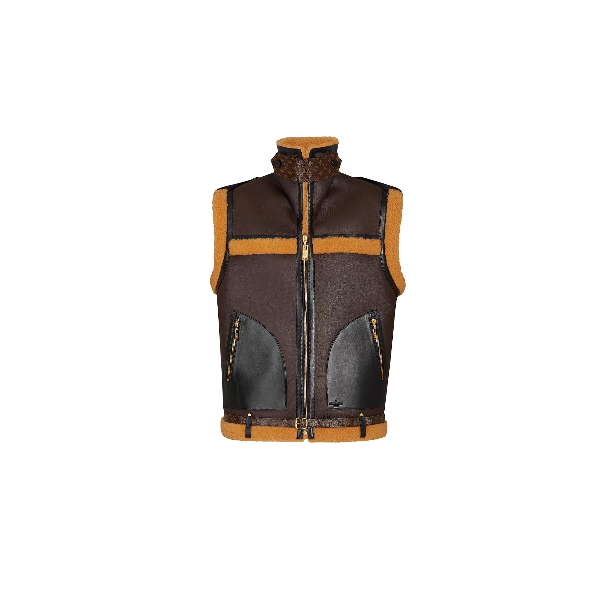 Shearling Aviator Gilet - 4