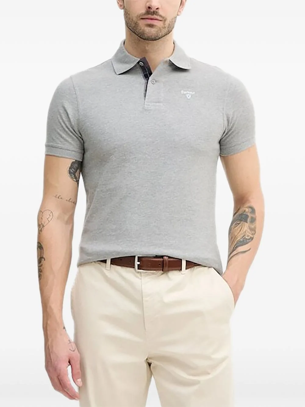 logo polo shirt - 1