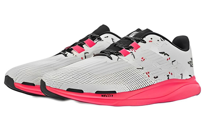 The North Face (WMNS) THE NORTH FACE Vectiv Eminus Running Sneakers ' TNF White Trail Marker Print Brilliant Coral' outlook