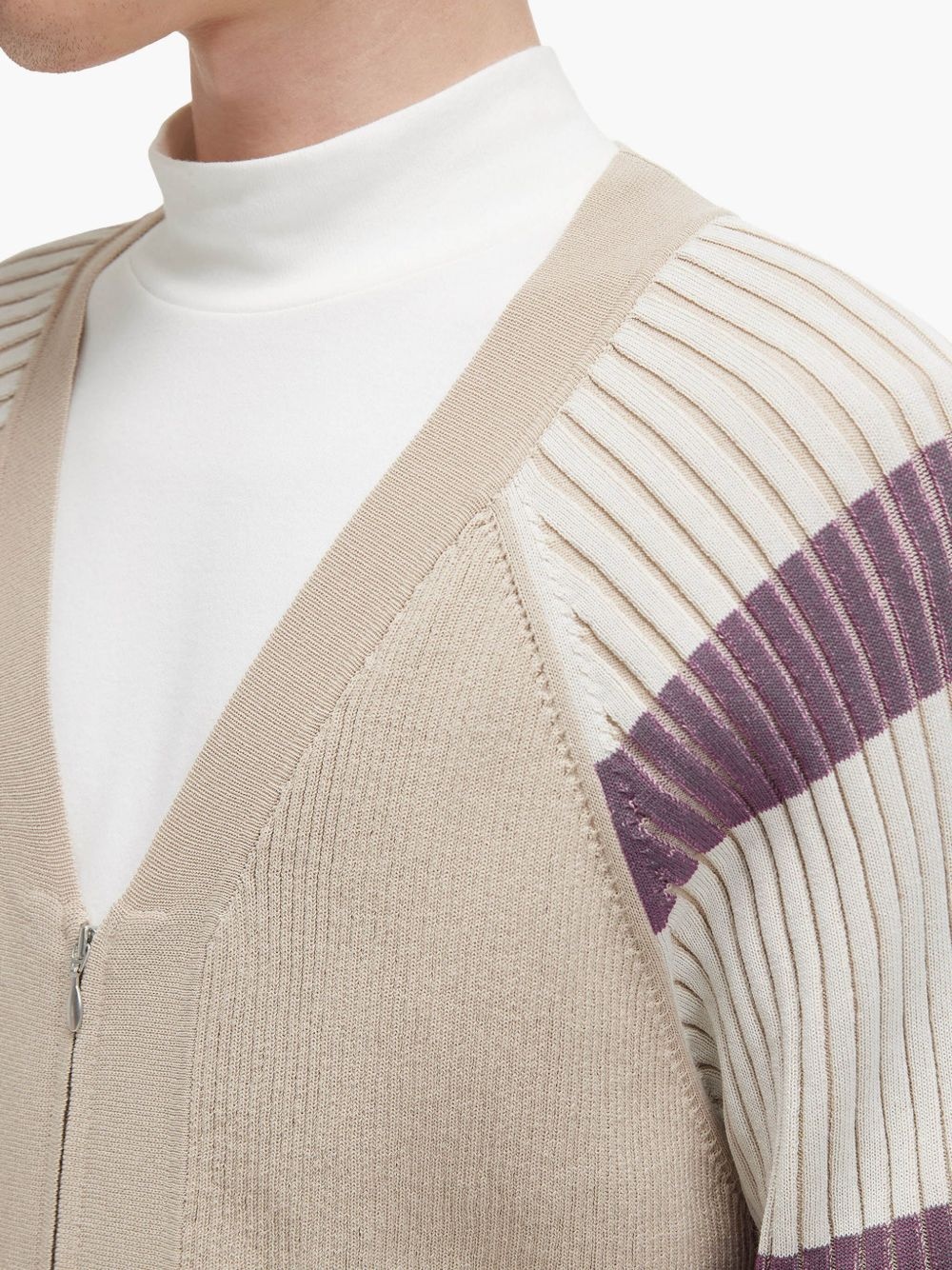 striped cardigan - 5