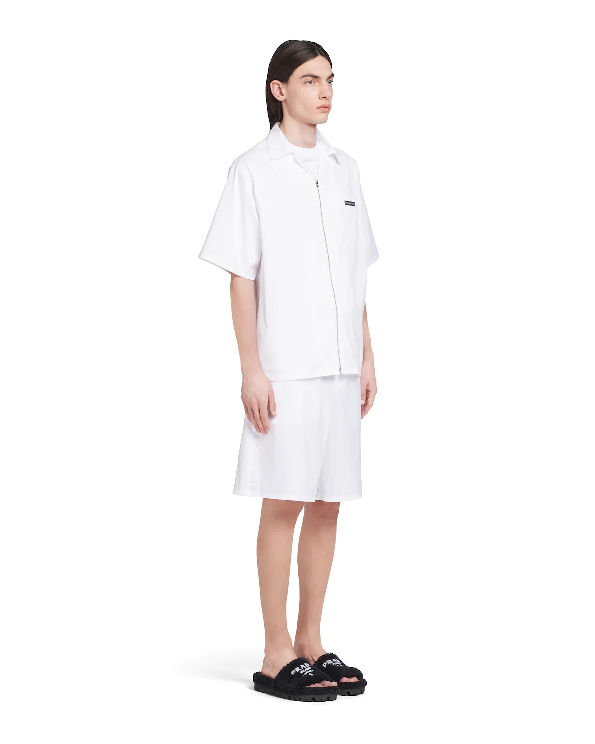 Stretch cotton bowling shirt - 3