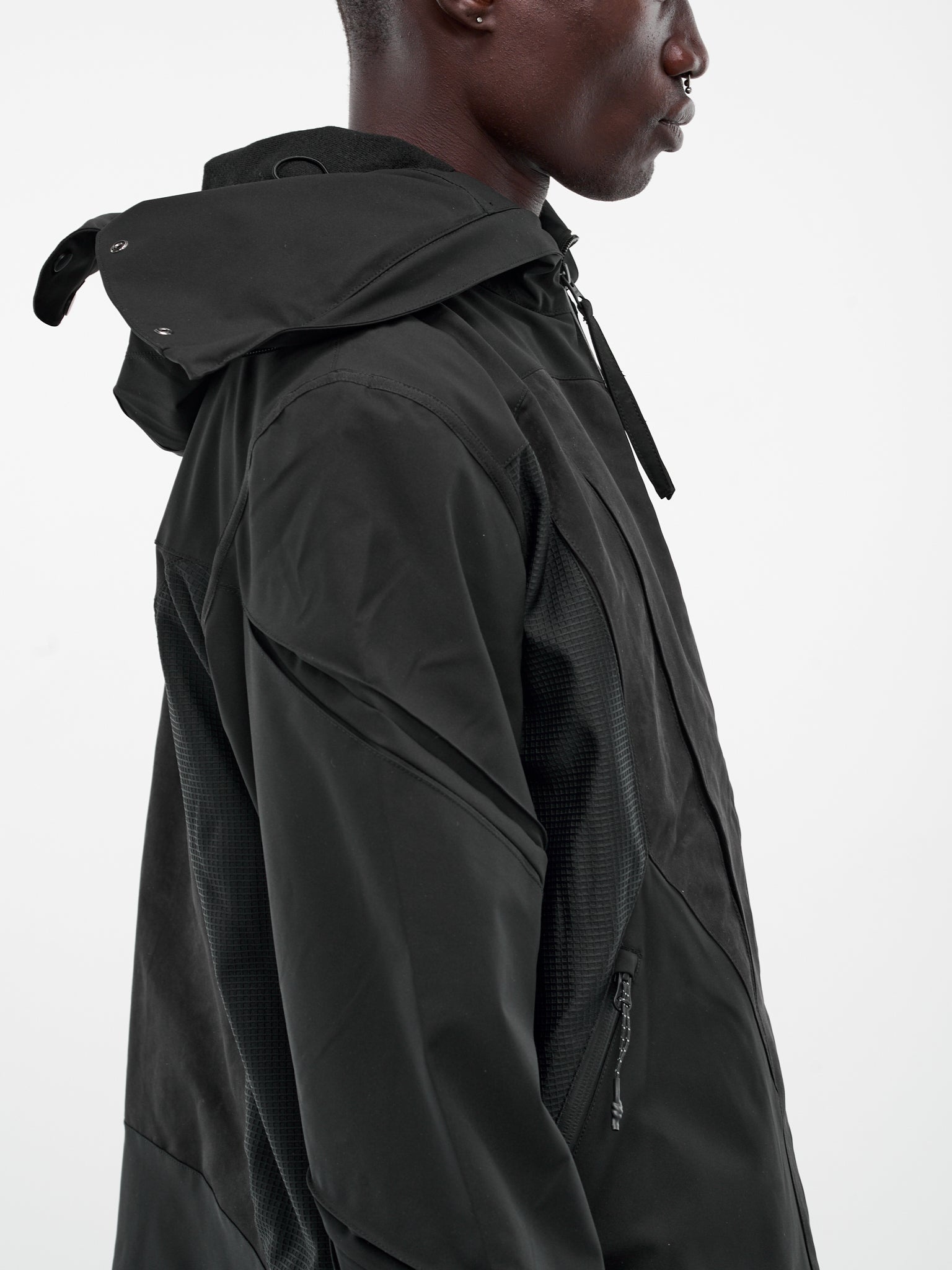 Gather-Slashed Windbreaker - 5
