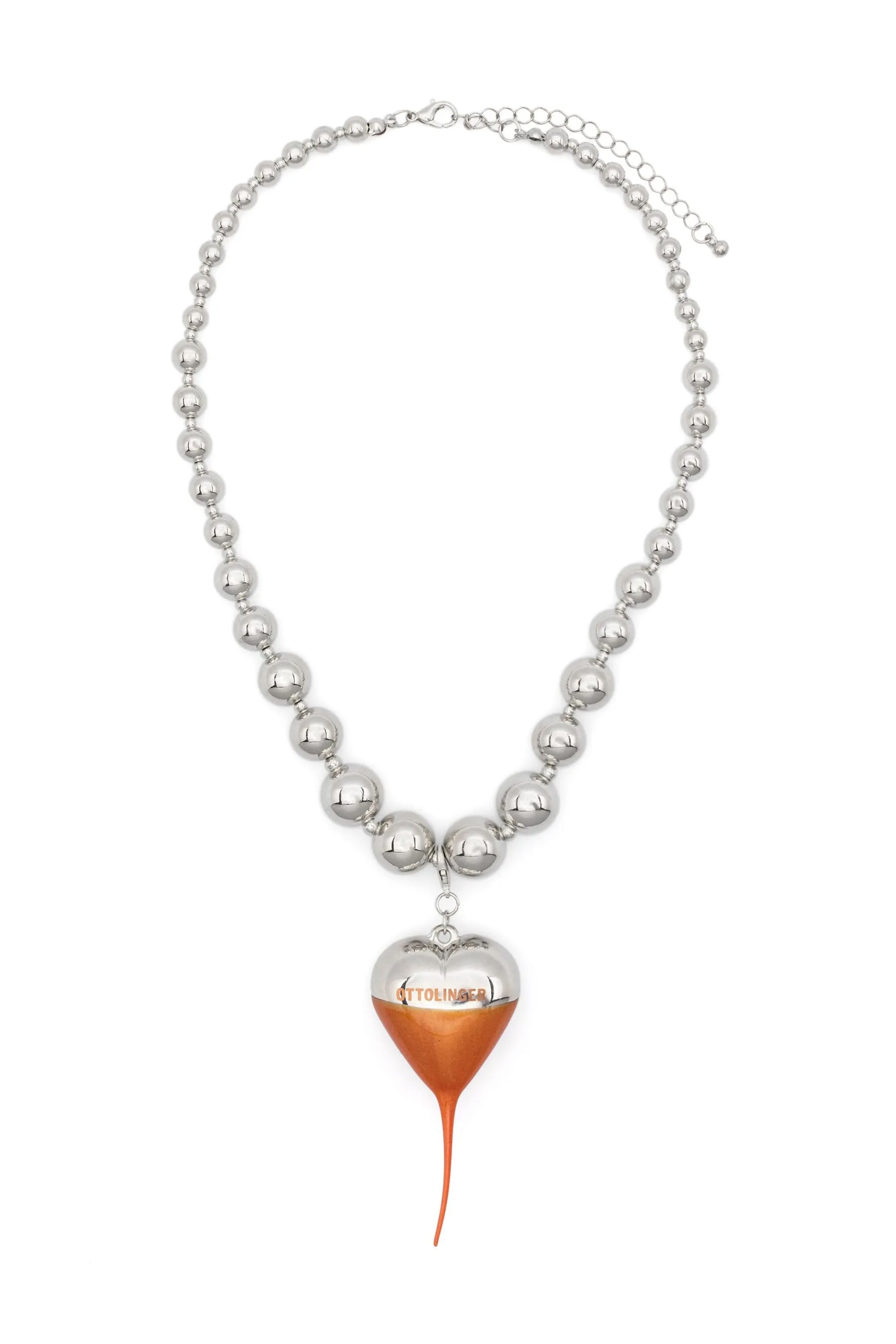 OTTO HEART NECKLACE / SIL - 1