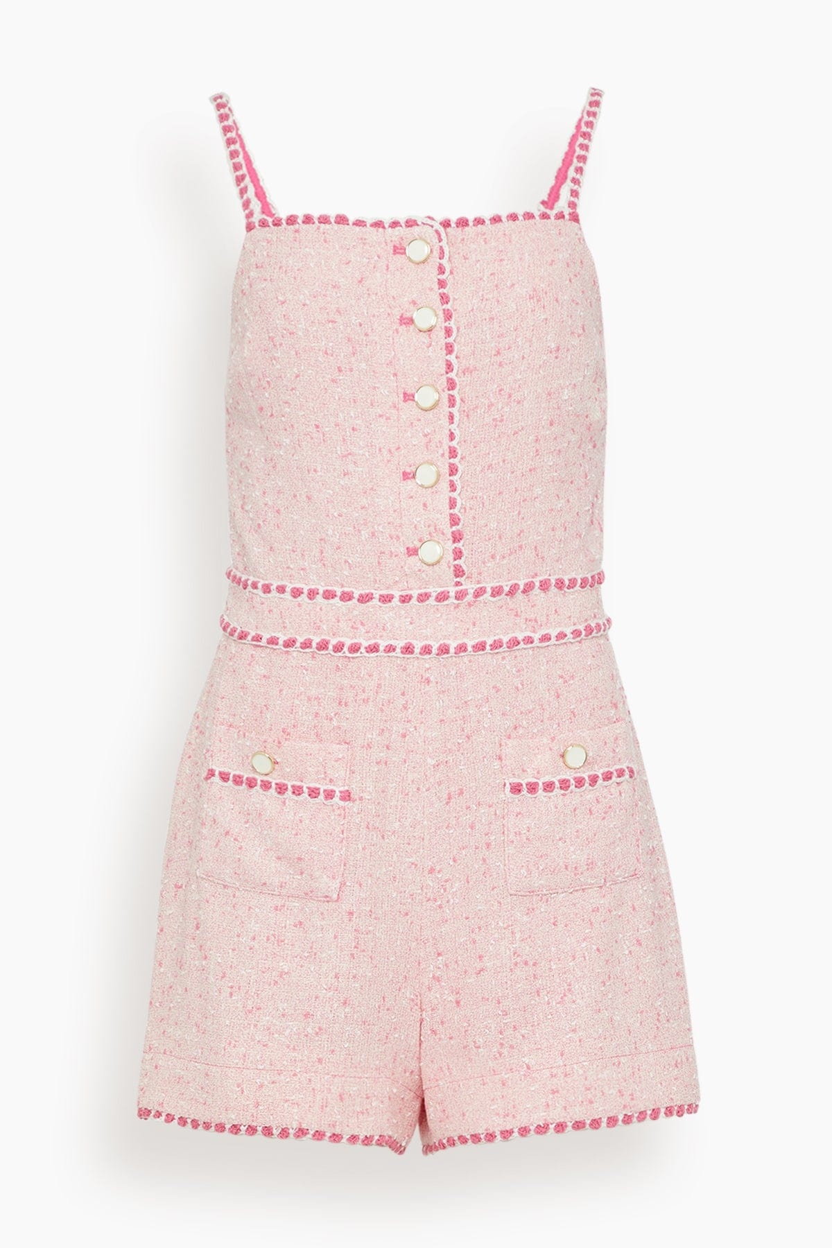 Ginny Short Sleeve Romper in Berry Multi - 1