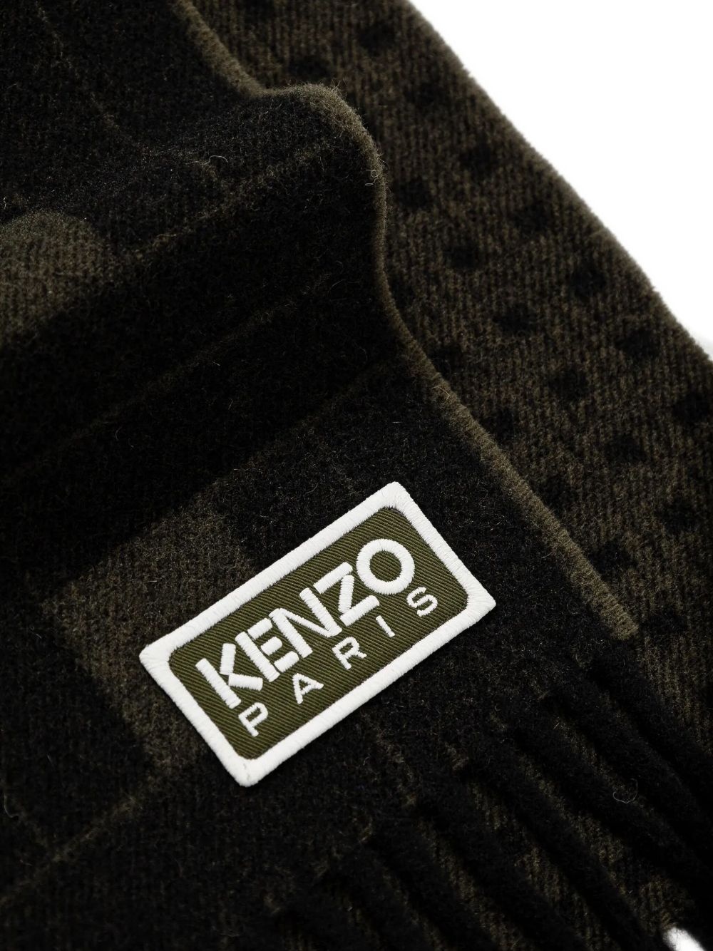 logo-patch scarf - 2