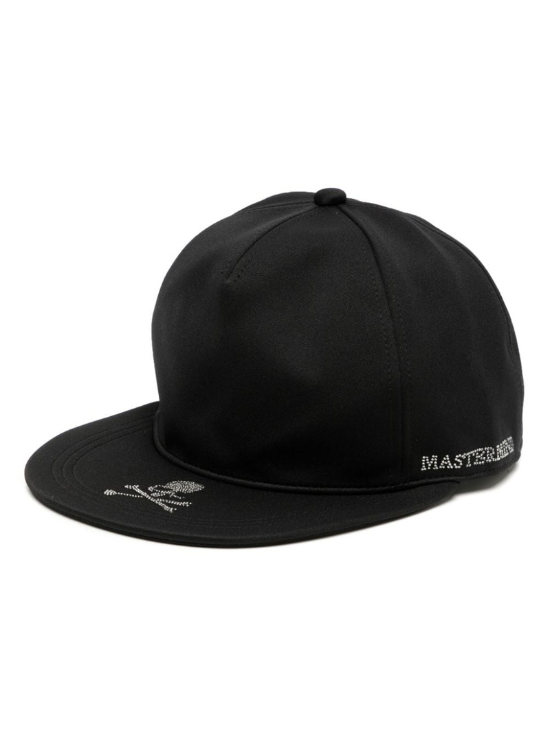 logo-embroidered cap 1
