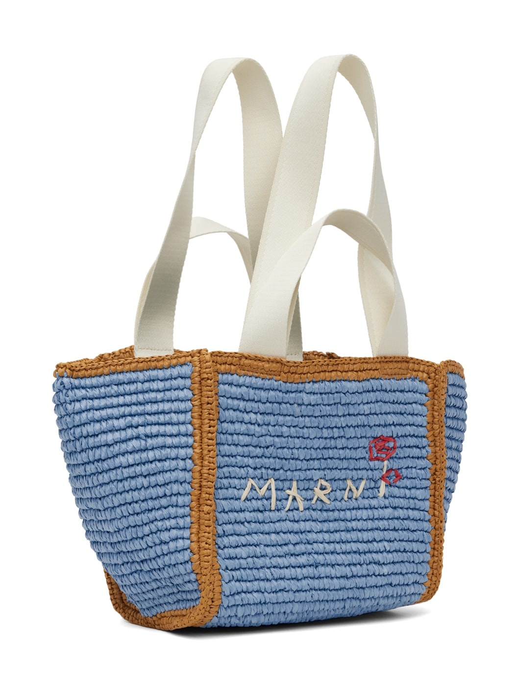 Blue Macramé Sillo Small Tote - 2