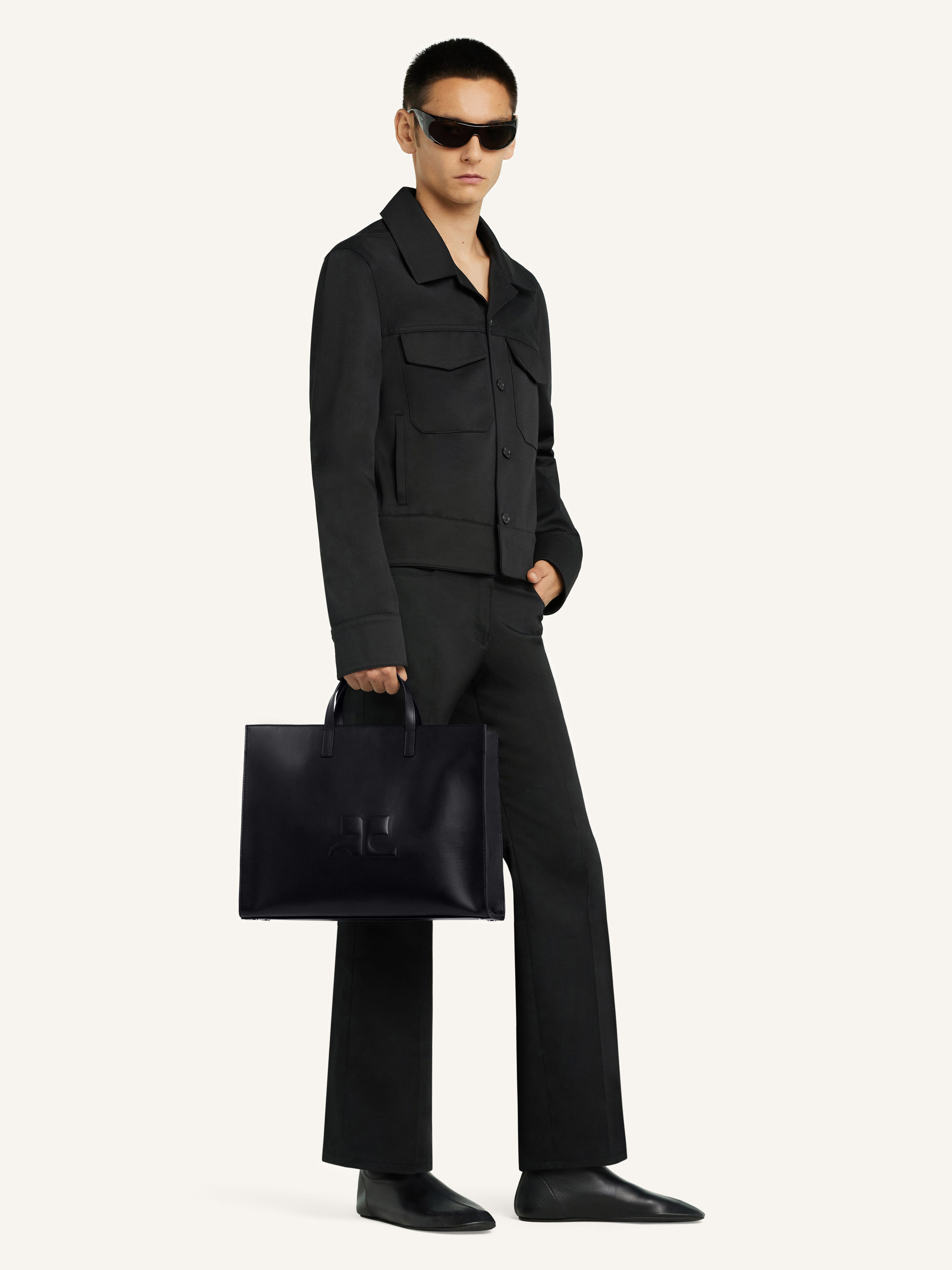 HERITAGE AC LEATHER TOTE BAG - 3