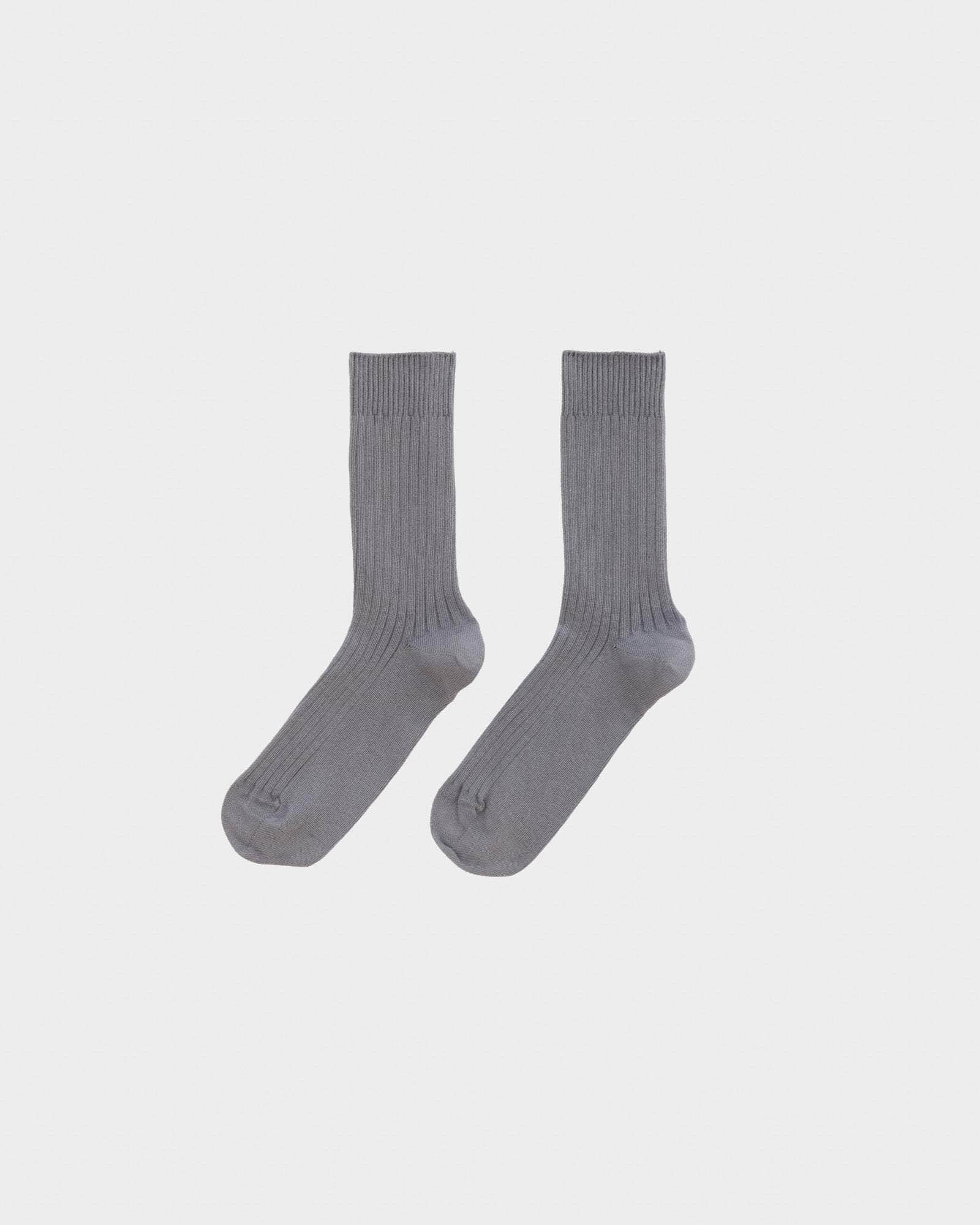 Rib Overankle Socks - Organic Cotton Rib - 5