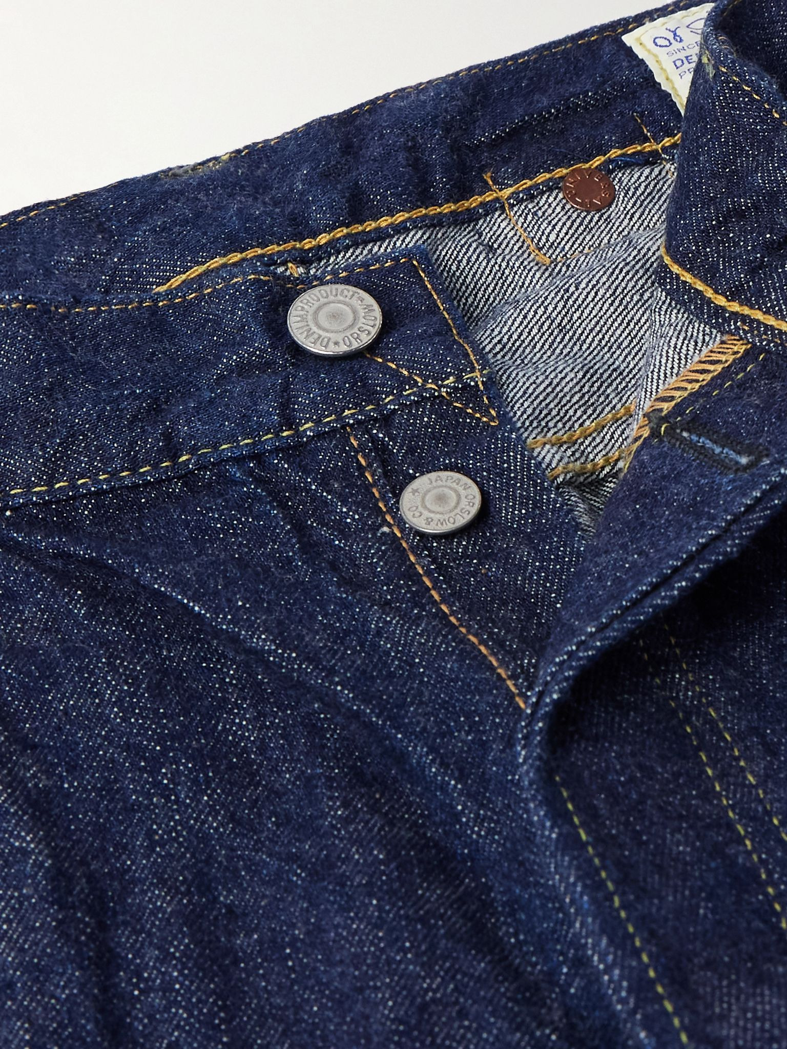 Grand Dad's Straight-Leg Selvedge Jeans Blue - 6