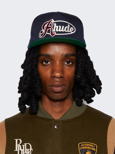 Rhude Script Hat Navy outlook