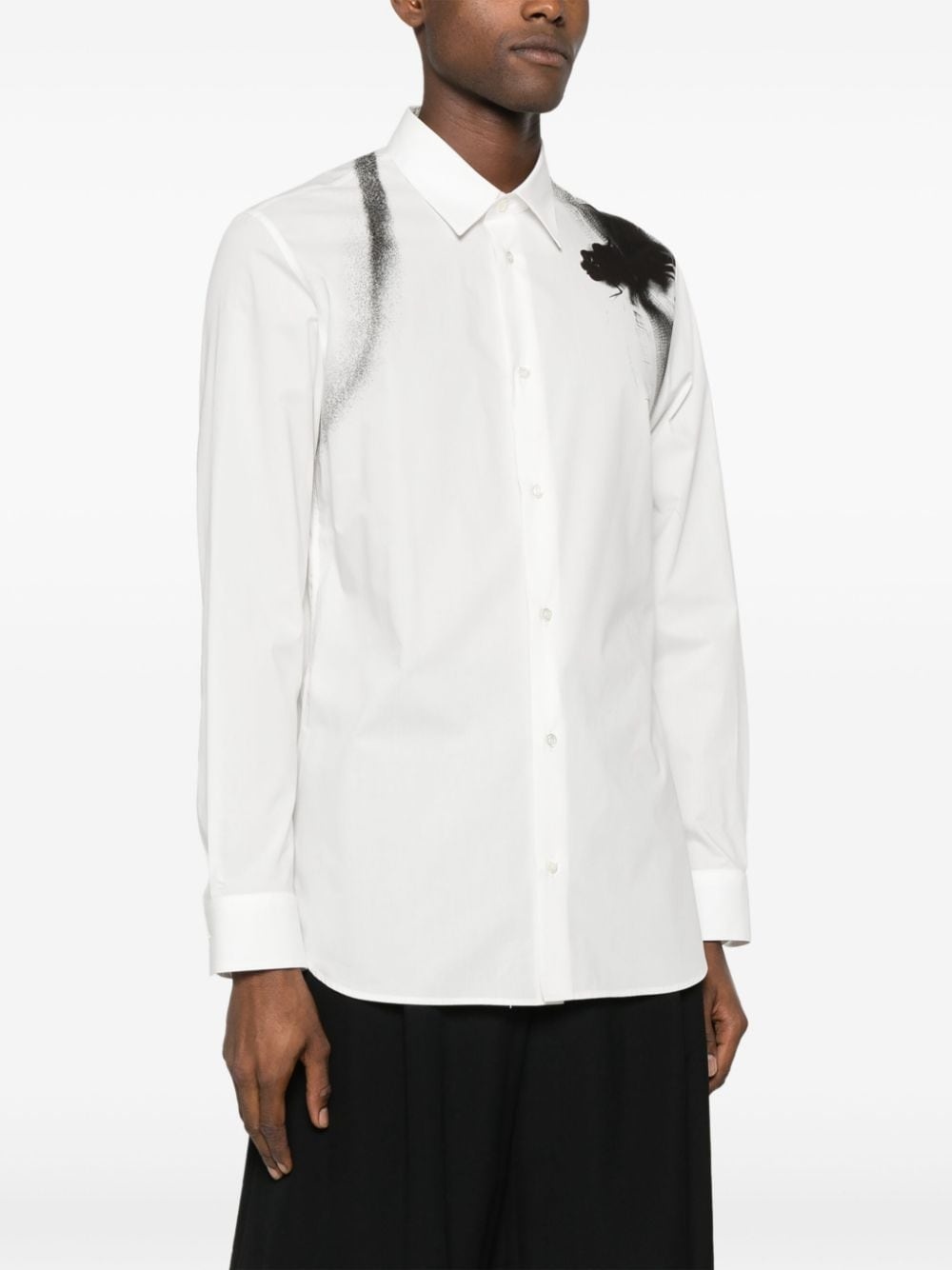 graphic-print cotton shirt - 3