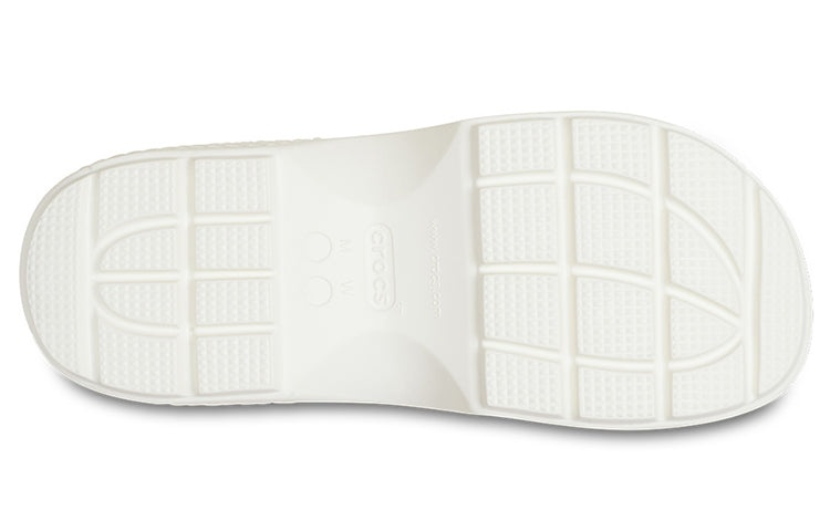 (WMNS) Crocs Stomp Slides 'White' 209346-0WV - 6