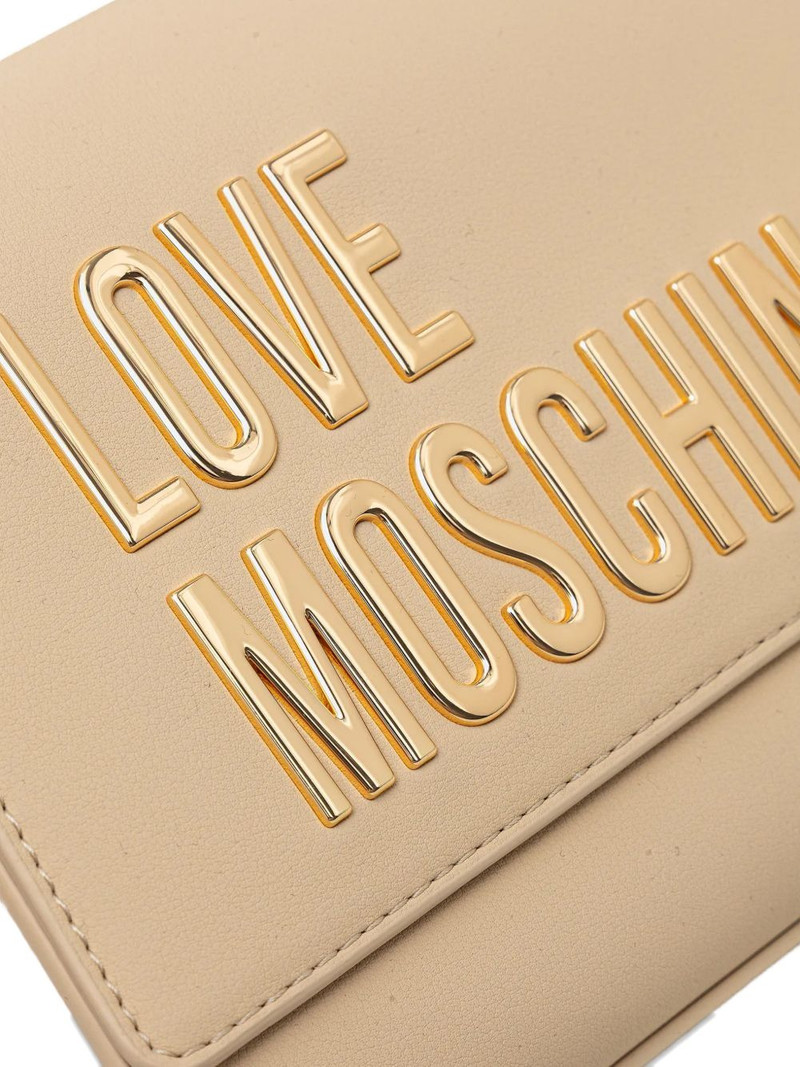 logo-plaque chain tote bag 5