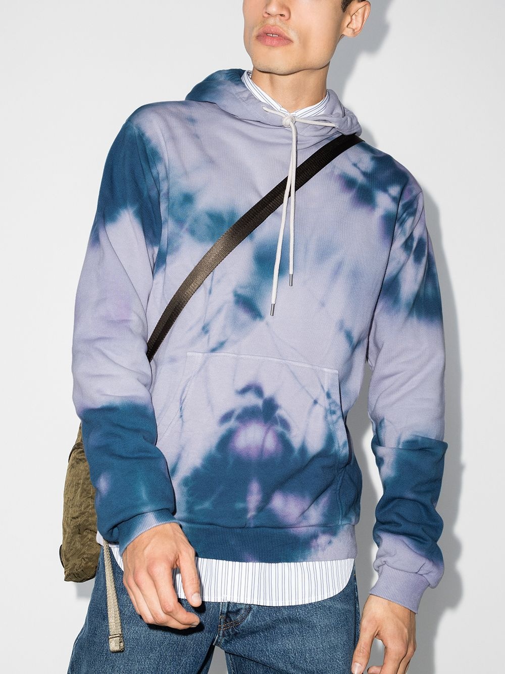 tie dye print hoodie - 2