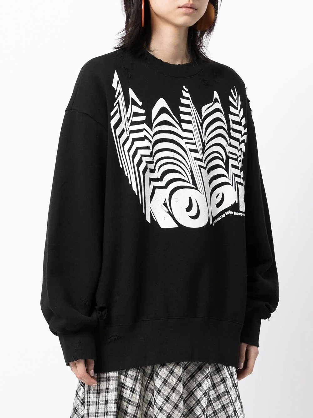 logo-print sweatshirt - 3