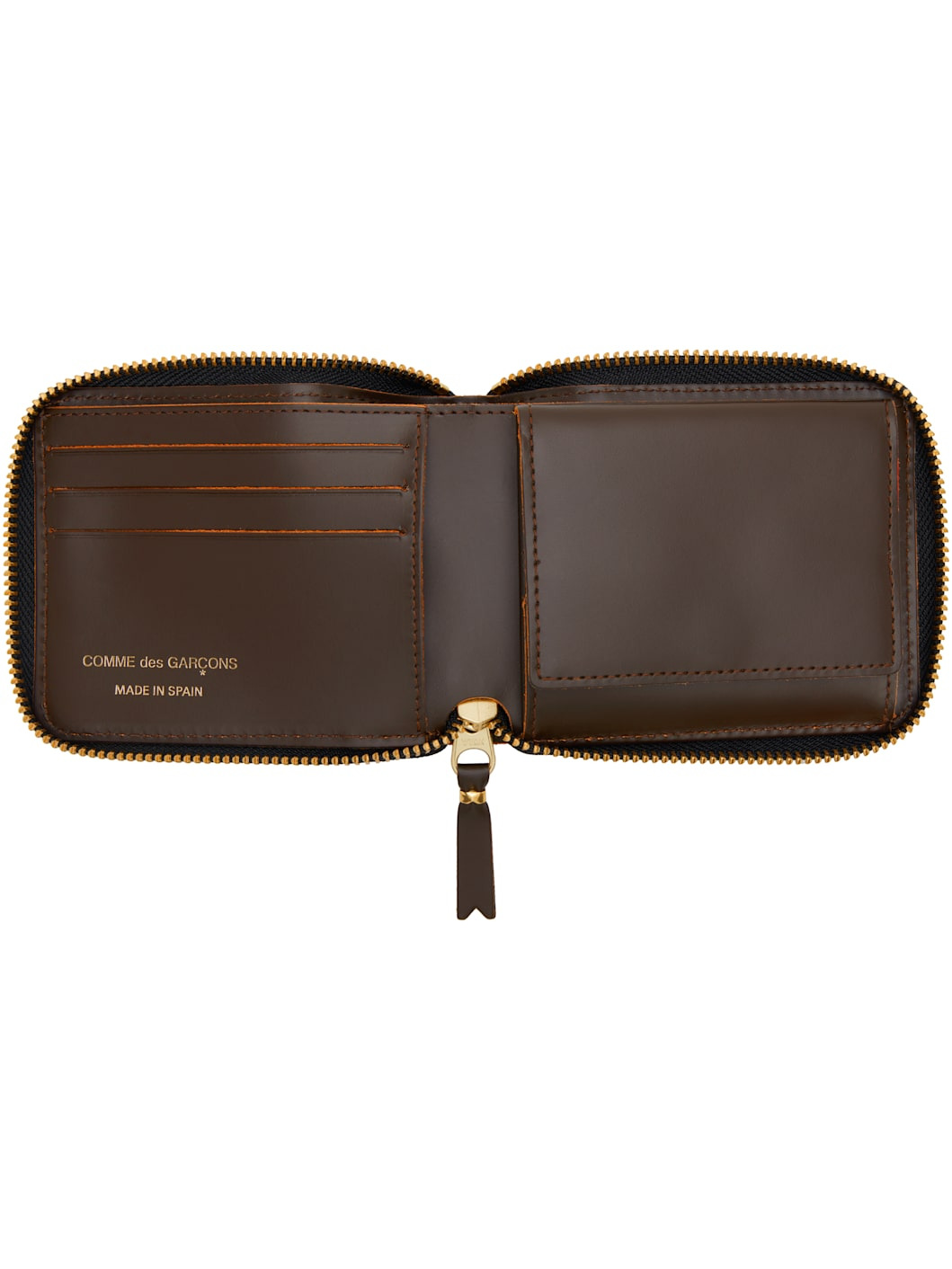 Brown Triple Stitch Wallet - 3