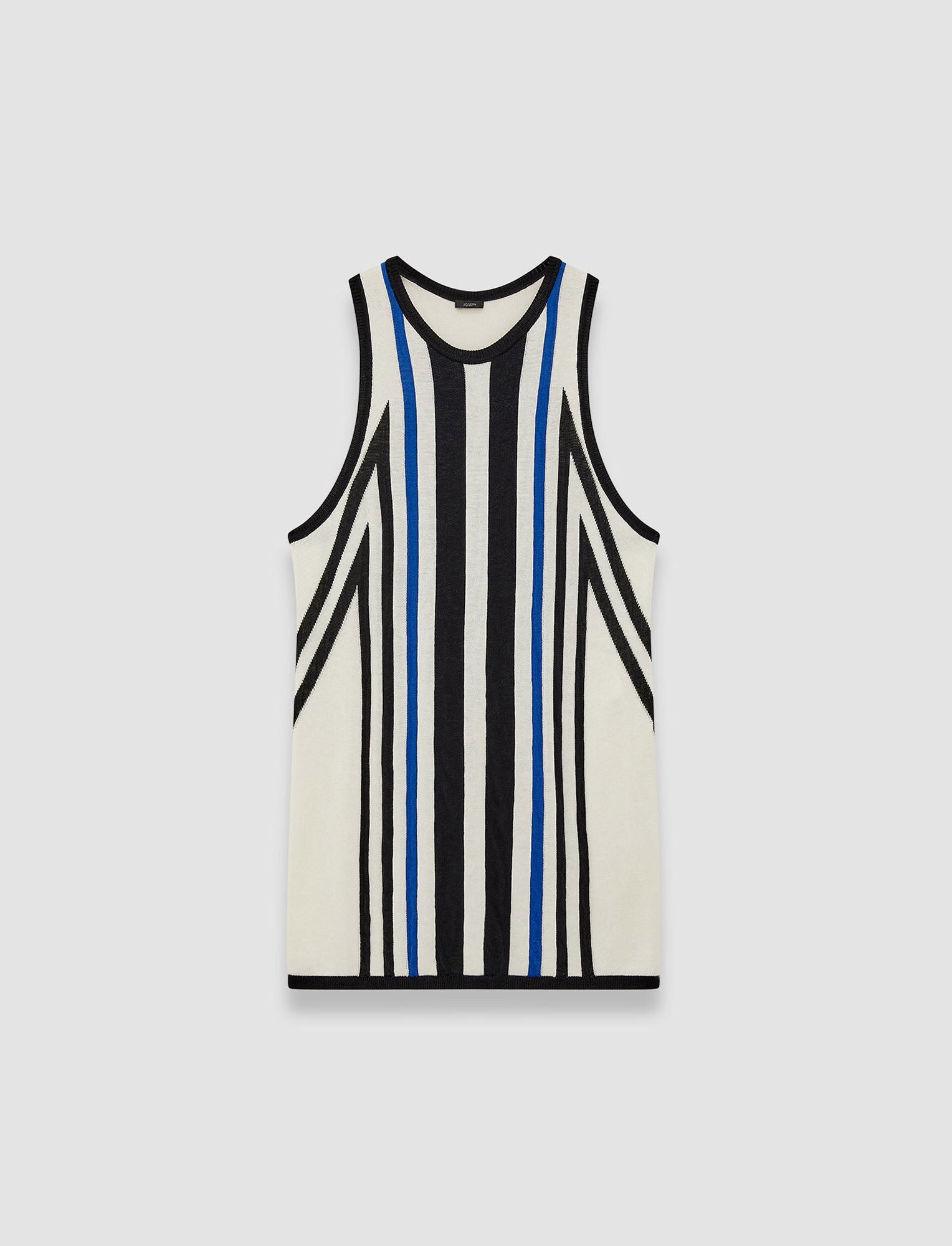 Cretto Jacquard Knitted Tank Top - 1