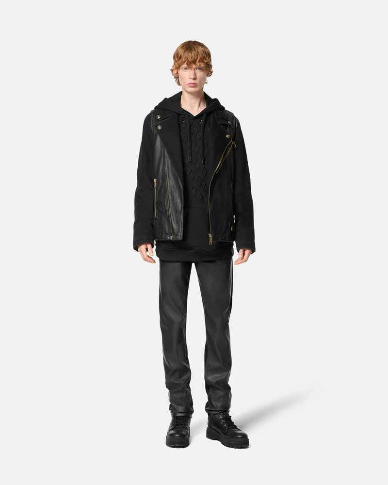 VERSACE JEANS COUTURE Coated Slim-Fit Jeans outlook