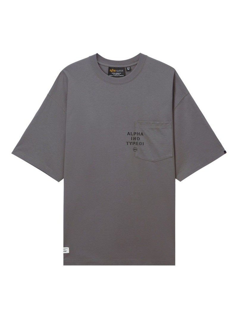 logo-print T-shirt 1
