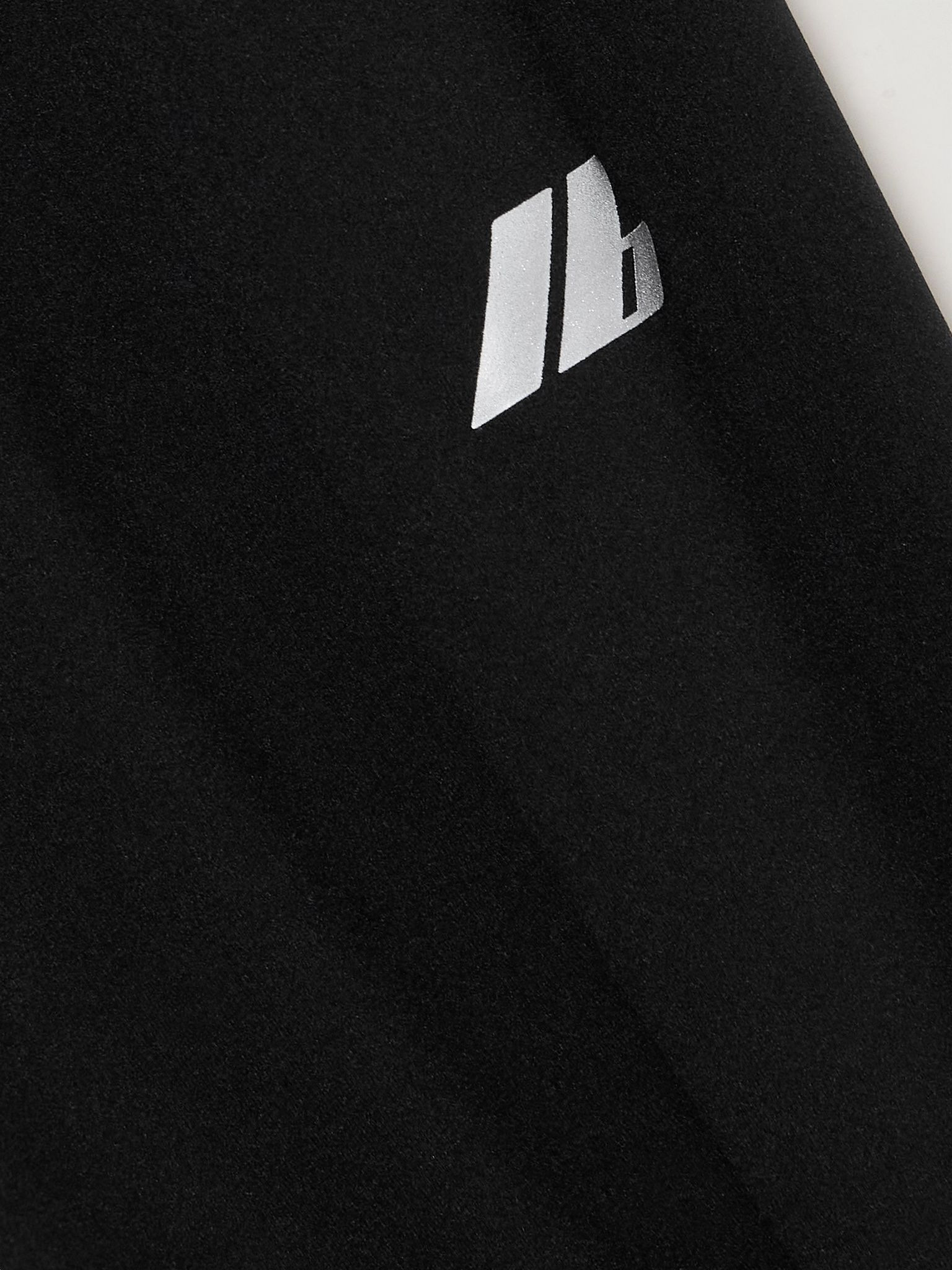 Logo-printed stretch-jersey leggings Black - 5