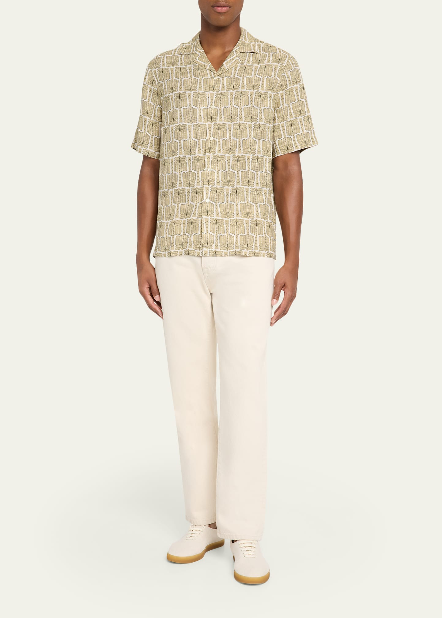 Men's Roberto Palmeira Linen Camp Shirt - 2