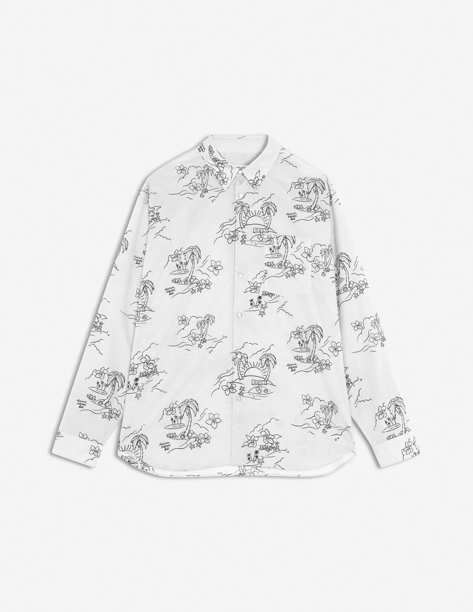 “TROPICAL PALM” RELAXED SHIRT - 1
