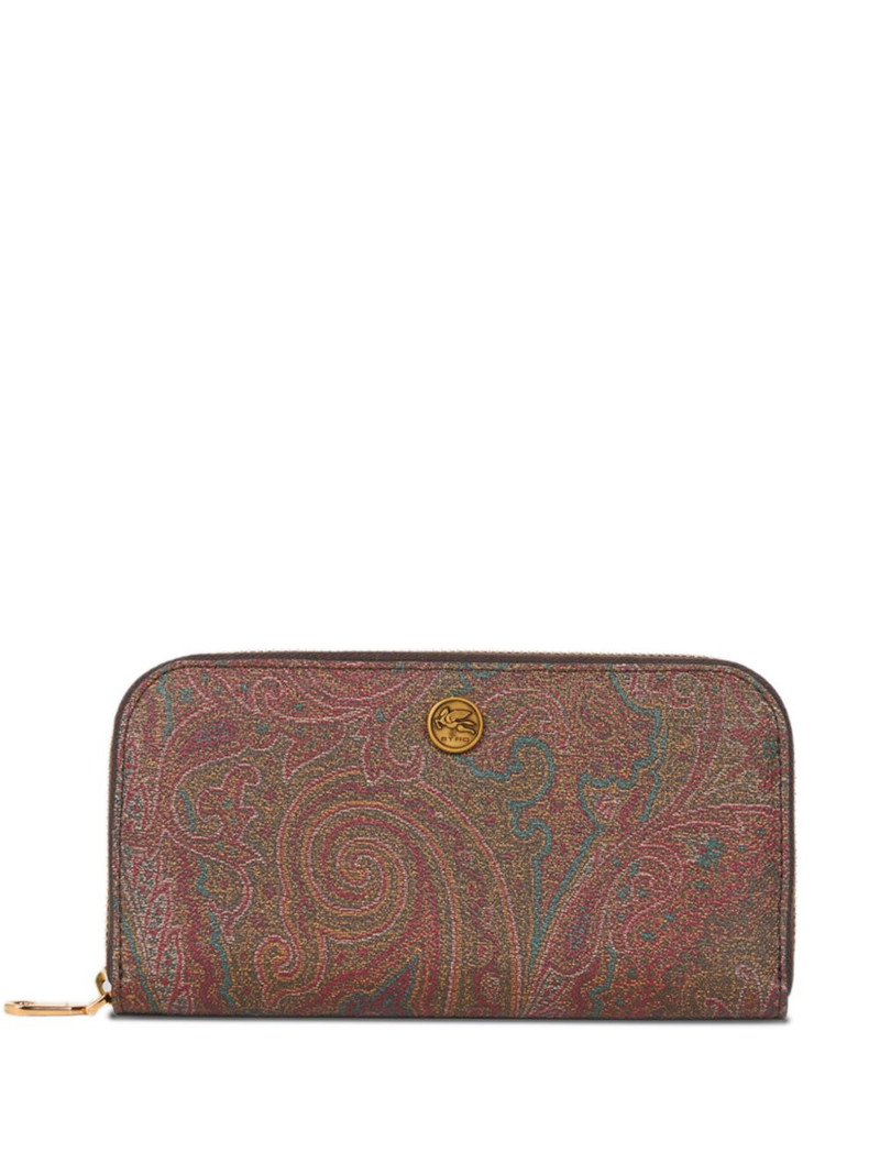 Arnica paisley-print zip-around wallet 1