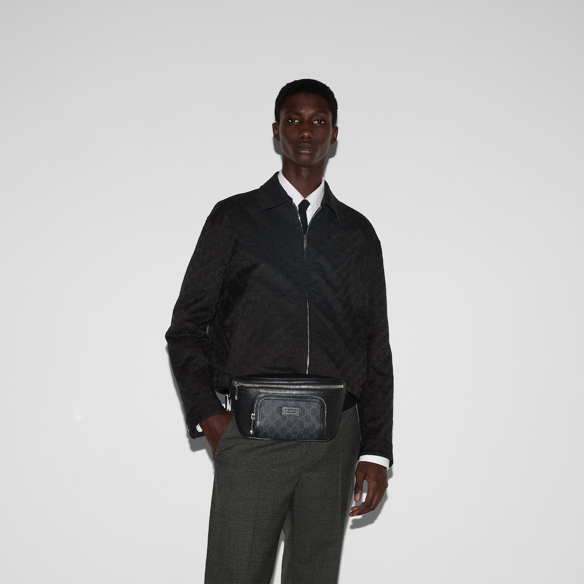 Small GG belt bag with tag - 3