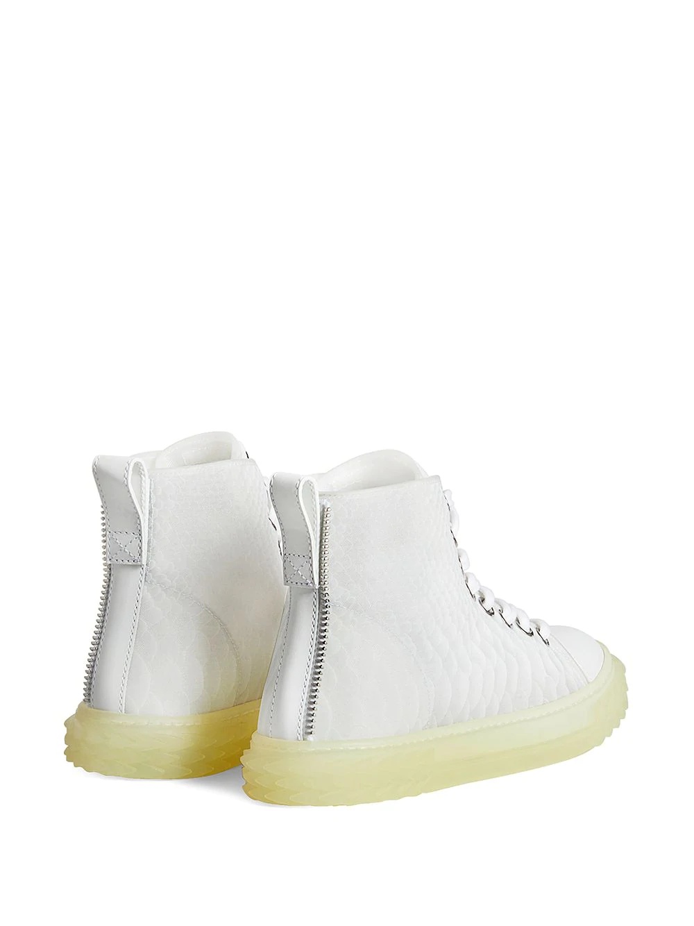 Blabber koi-print mid-top sneakers - 3