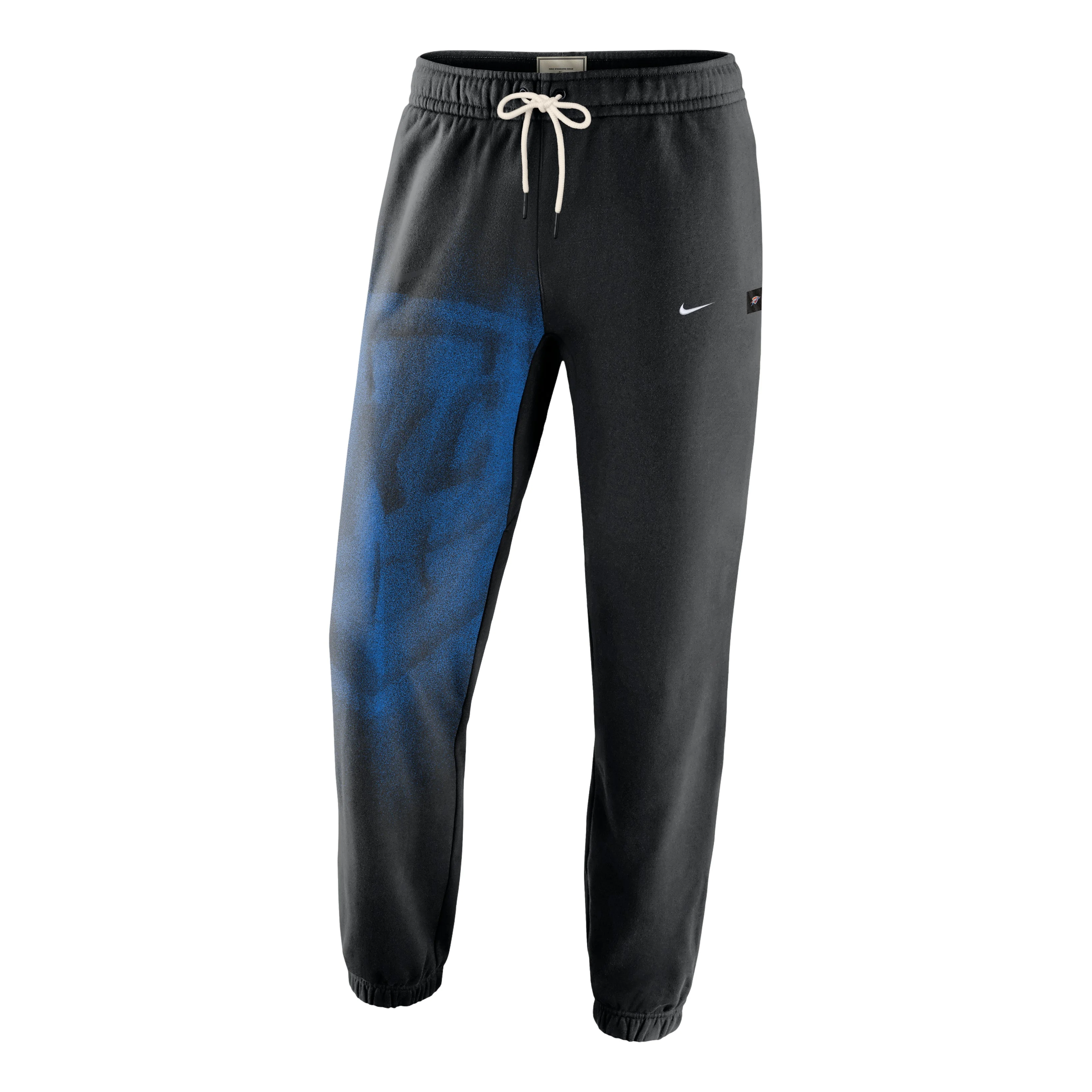 Nike Oklahoma City Thunder Standard Issue Fleece Pants 'Black White' IQ1524-010 - 1