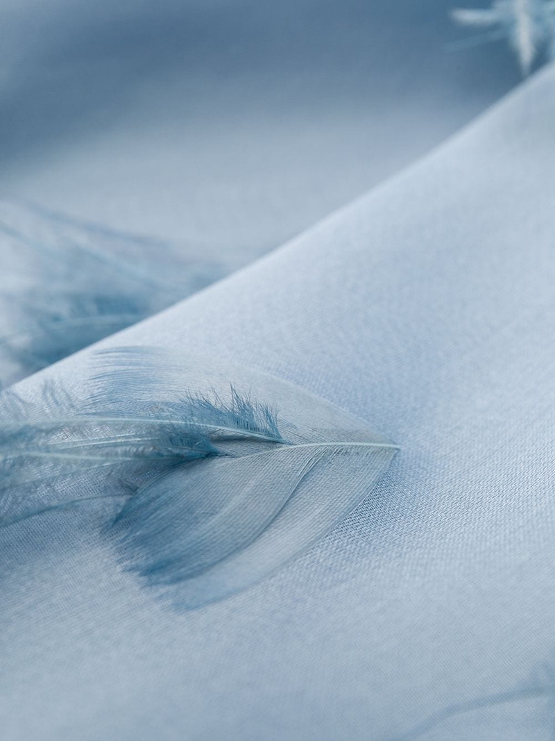 feather embroidery midi dress 7