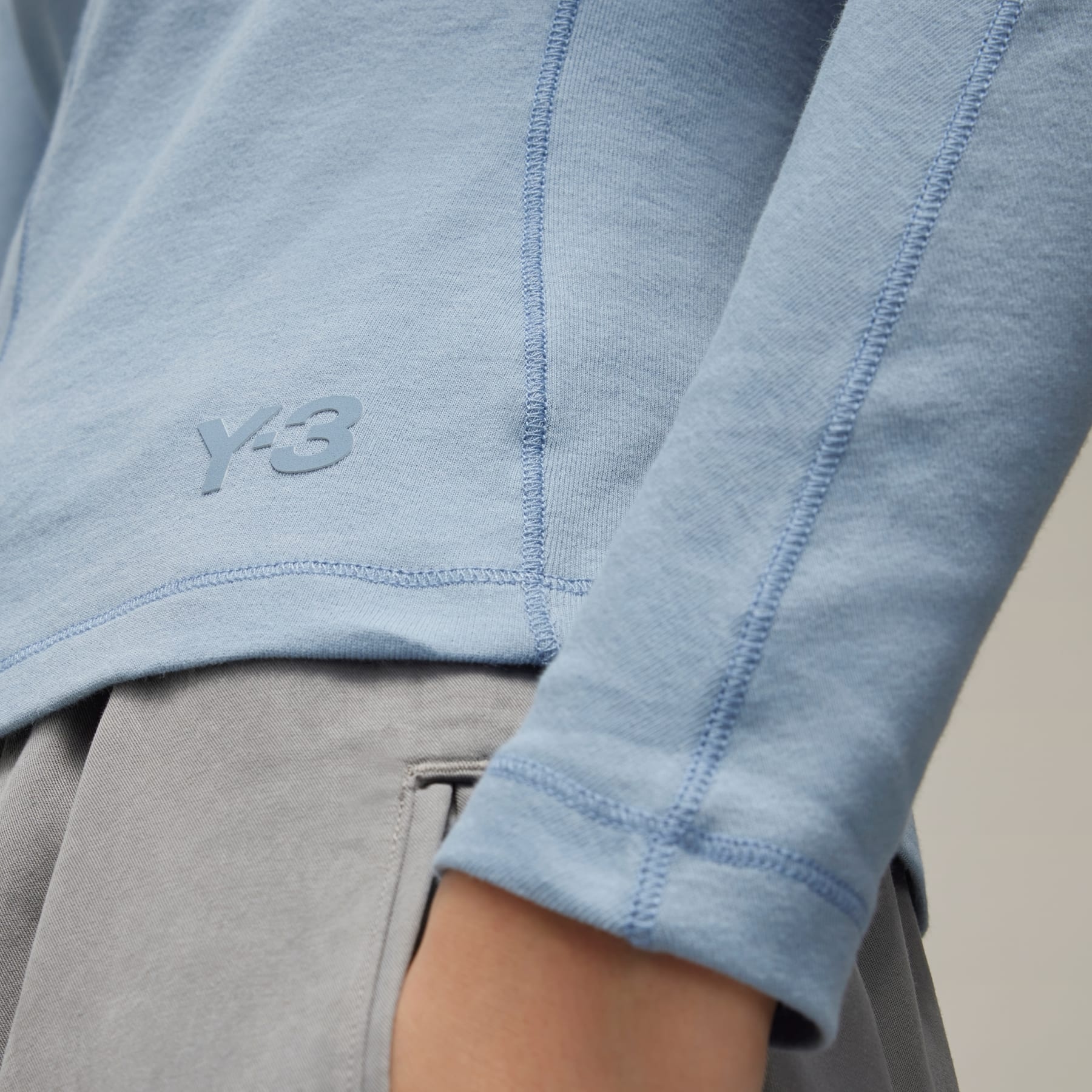Y-3 Fitted Long Sleeve Tee - 7