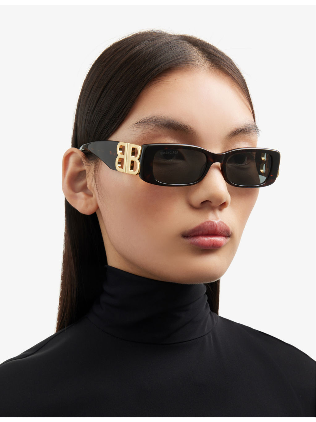 BB0096S tortoiseshell square-frame acetate sunglasses - 2