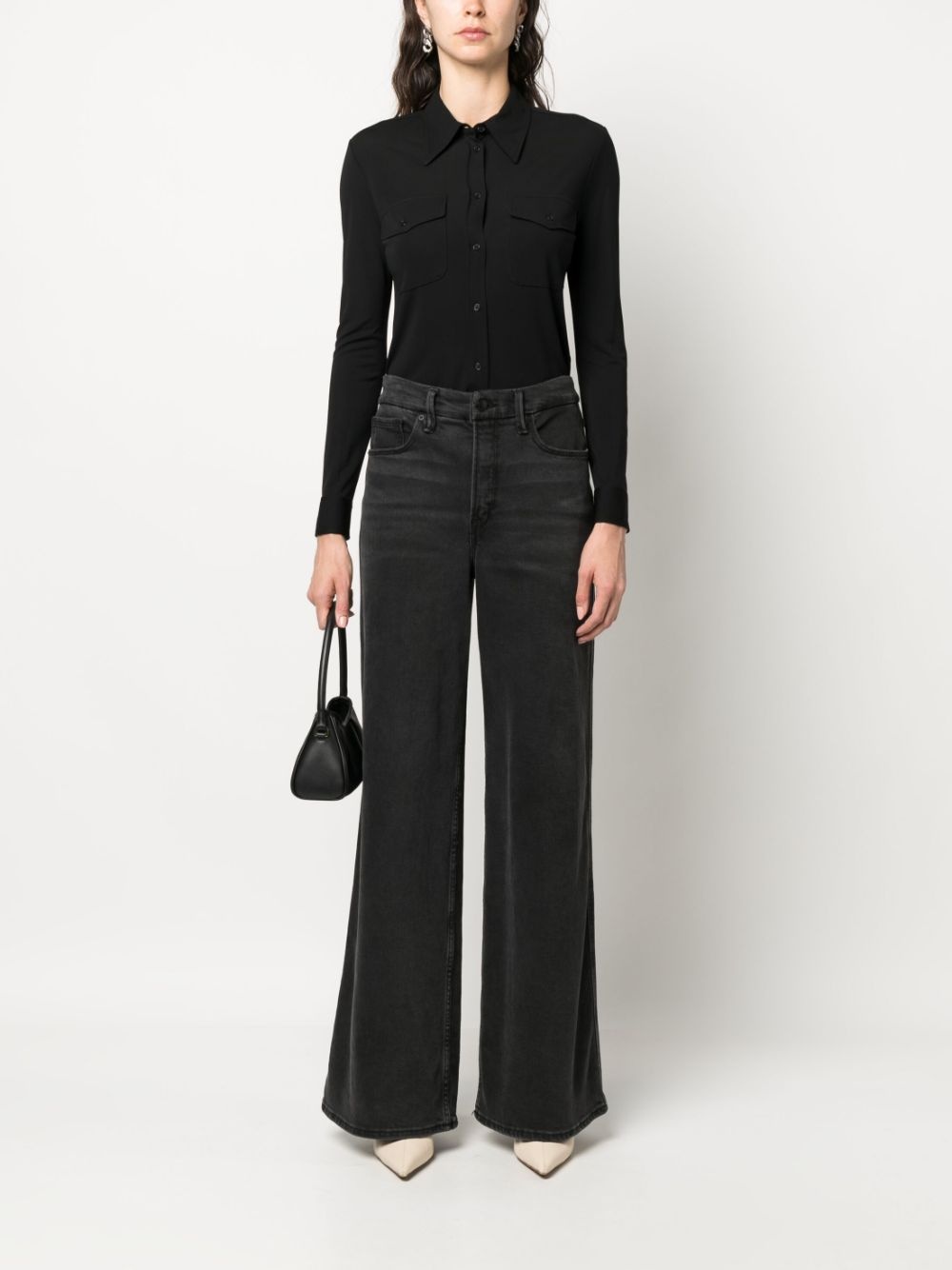 chest-pocket button-up shirt - 2