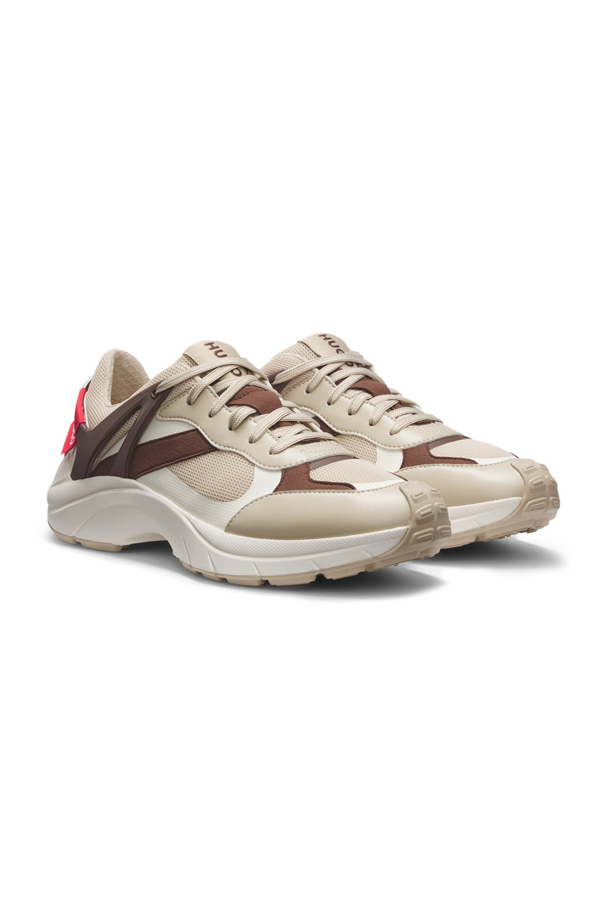 LOGO-BACKTAB TRAINERS WITH MESH DETAILS - 2