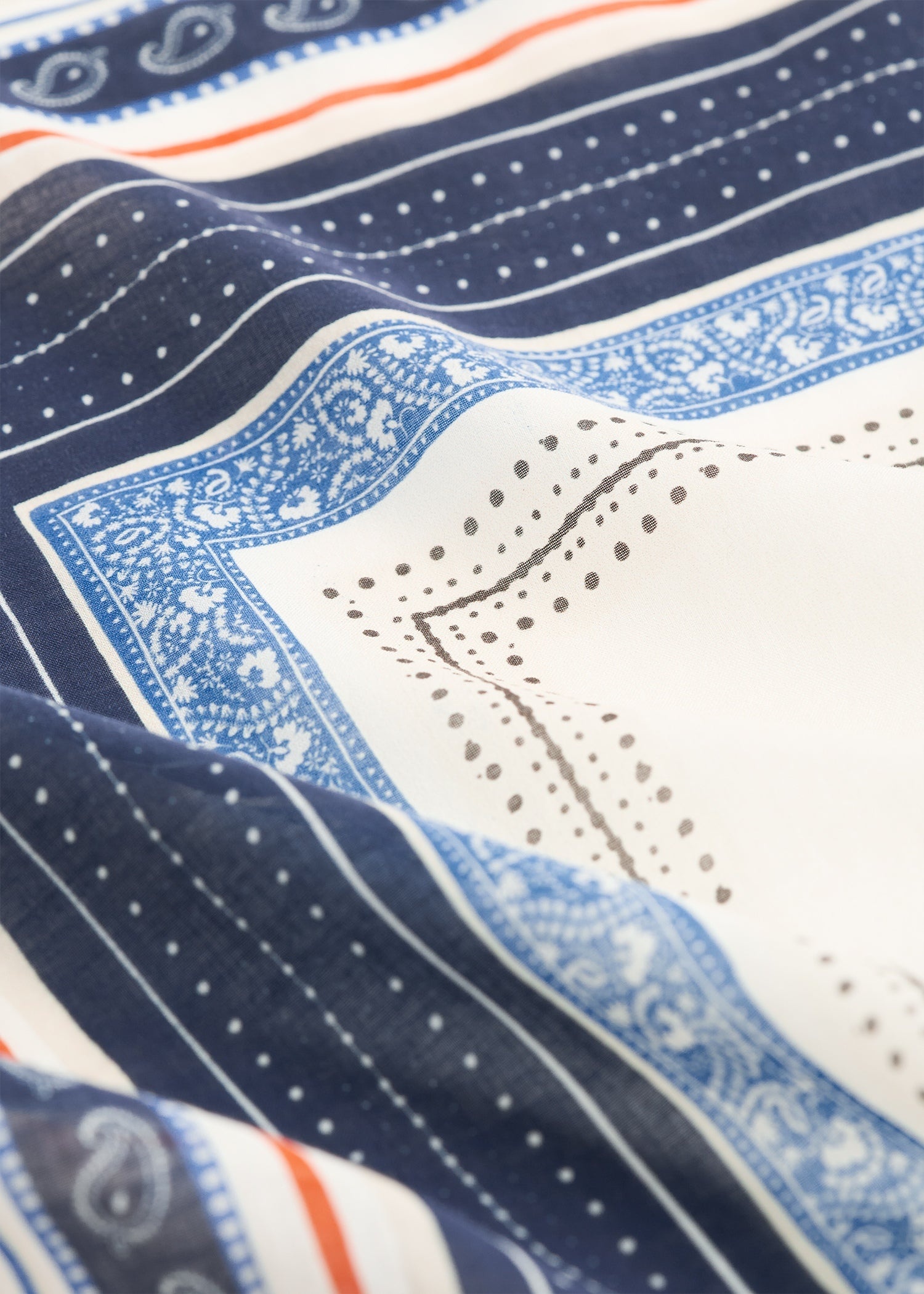 Collector sarong ecru/navy - 5