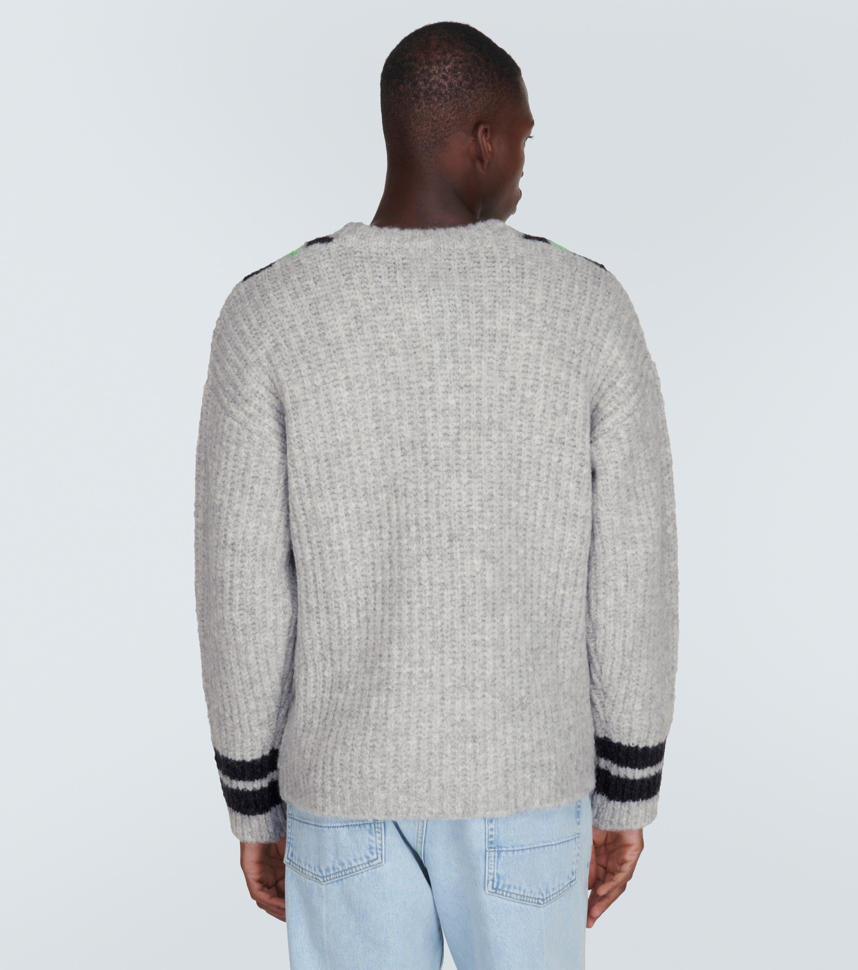 Embroidered wool-blend sweater - 4