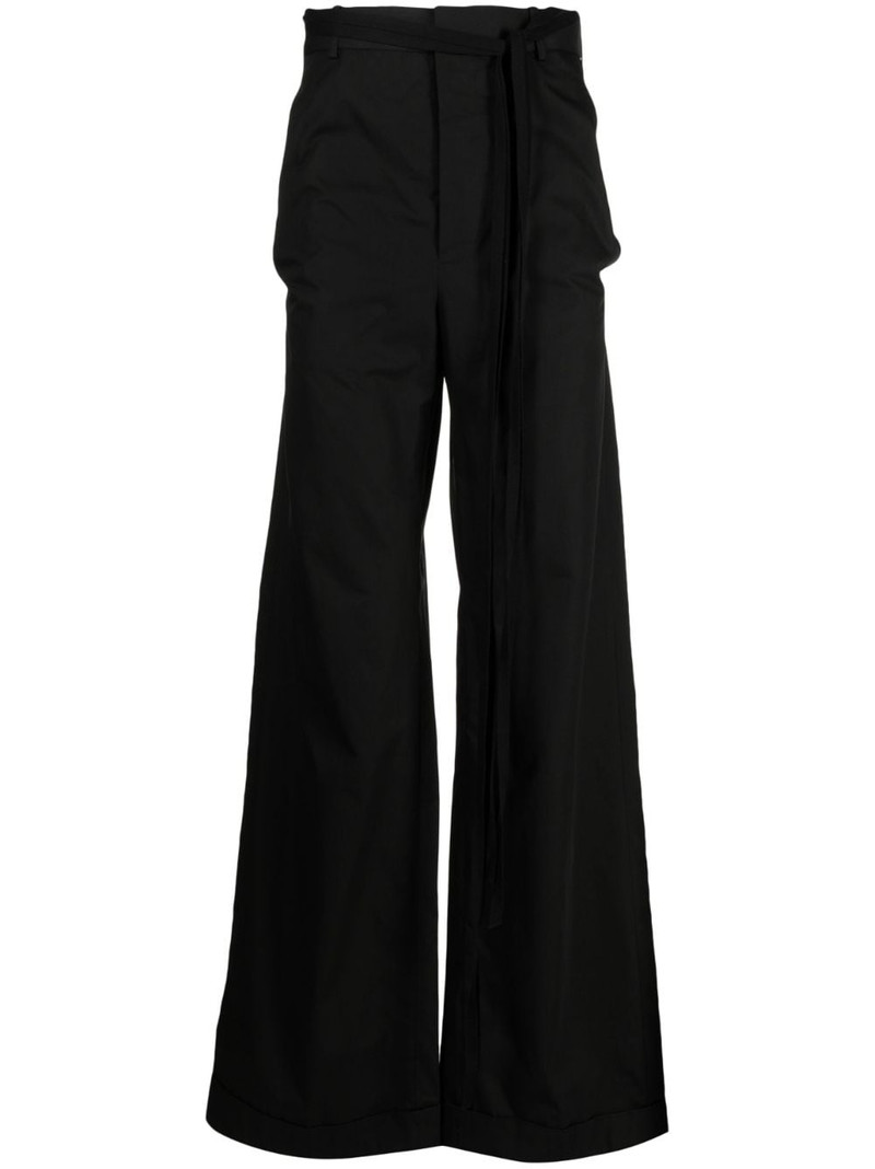 Achille wide-leg cotton trousers 1