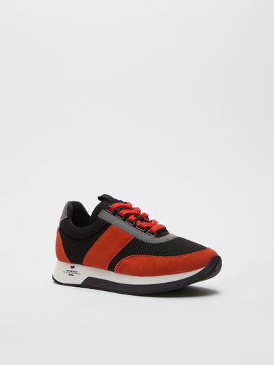 Max Mara Technical fabric and leather sneakers outlook