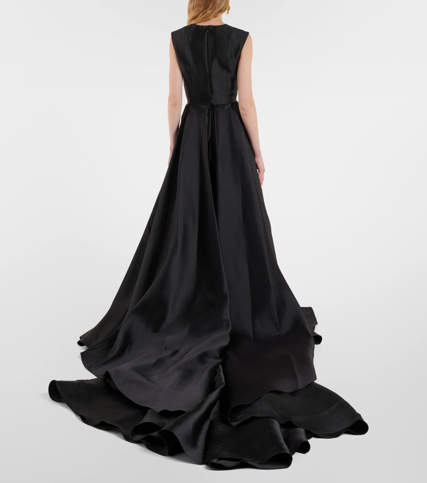 Larsen satin gown - 3
