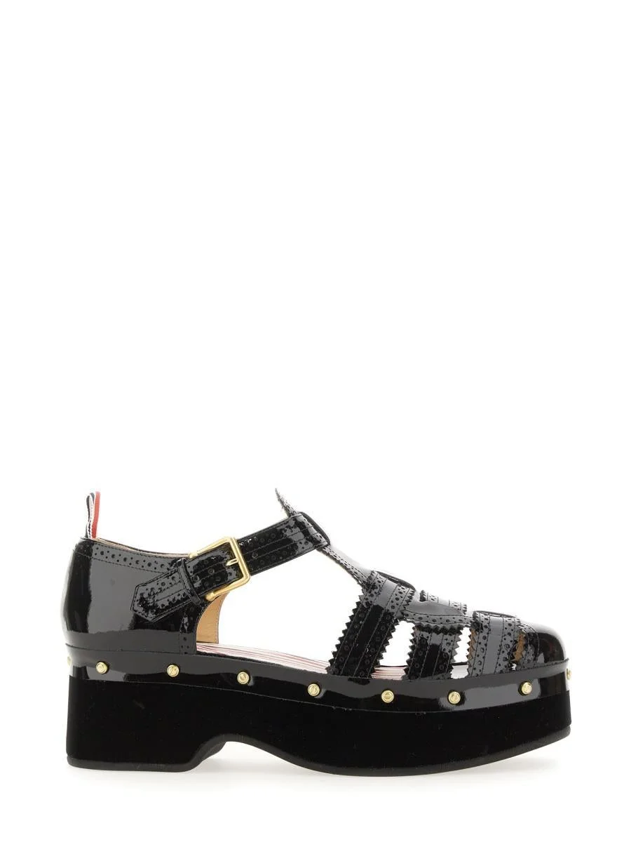 THOM BROWNE HEELED SANDAL - 1