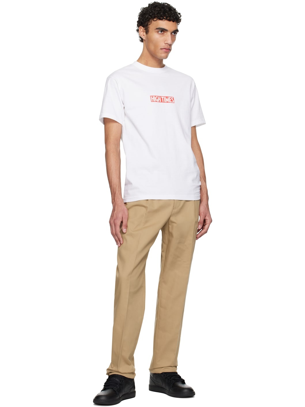 Tan Pleated Trousers - 4